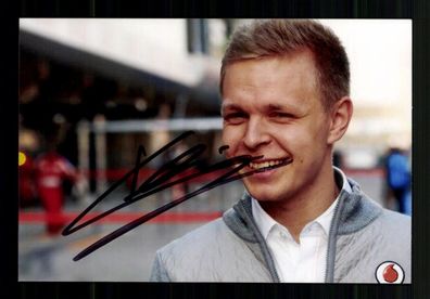 Kevin Magnussen Formel 1 Fahrer 2014 Original Signiert + A 237213