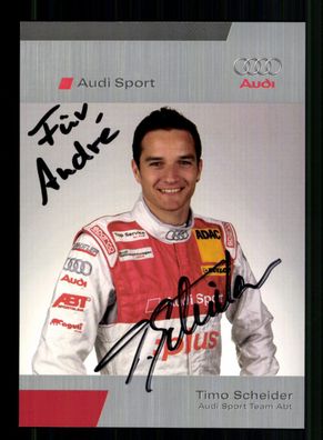 Timo Schneider Autogrammkarte Original Signiert Motorsport + A 237202