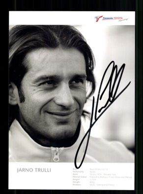 Jarno Trulli Formel 1 Fahrer 1997-2011 Original Signiert + A 237265