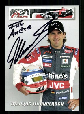 Markus Winkelhock Formel 1 Fahrer 2007 Original Signiert + A 237263