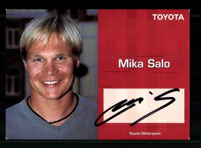 Mika Salo Formel 1 Fahrer 1994-2002 Original Signiert + A 237274