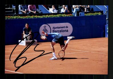 Pablo Carreno Busta Spanischer Tennisspieler 3. Olympia 2020 Signiert + A 237326