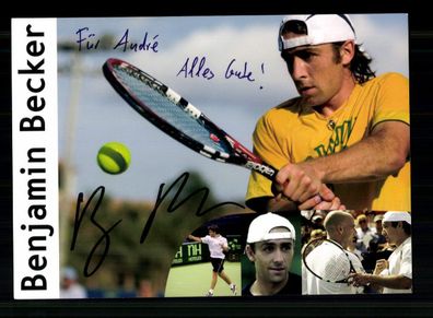 Benjamin Becker Autogrammkarte Original Signiert Tennis + A 237406