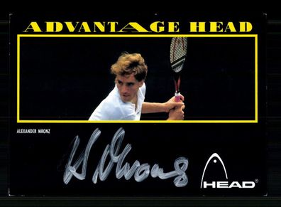 Alexander Mronz Autogrammkarte Original Signiert Tennis + A 237438