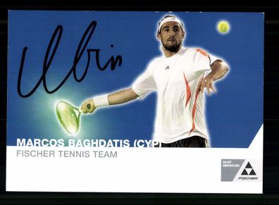 Marcos Baghdatis Autogrammkarte Original Signiert Tennis + A 237539