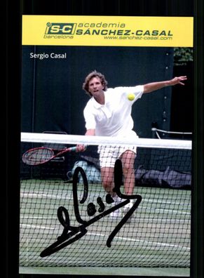 Sergio Casal Autogrammkarte Original Signiert Tennis + A 237544