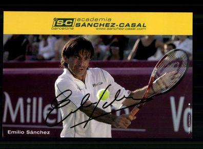 Emilio Sanchez Autogrammkarte Original Signiert Tennis + A 237560