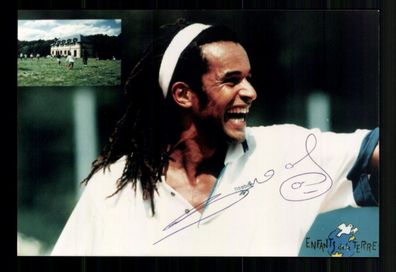 Yannick Noah Tennisspieler Frankreich Foto Original Signiert + A 237301