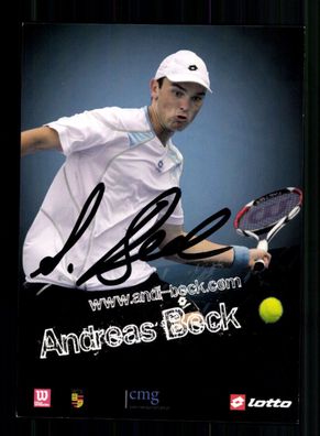 Andreas Beck Autogrammkarte Original Signiert Tennis + A 237366