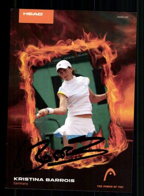 Kristina Barrois Autogrammkarte Original Signiert Tennis + A 237378