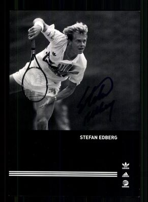 Stefan Edberg Autogrammkarte Original Signiert Tennis + A 237554