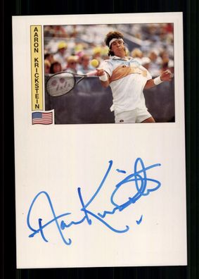 Aaron Krickstein Foto Original Signiert Tennis + A 237562