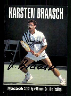 Karsten Braasch Autogrammkarte Original Signiert Tennis + A 237364