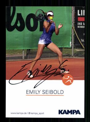 Emily Seibold Autogrammkarte Original Signiert Tennis + A 237373