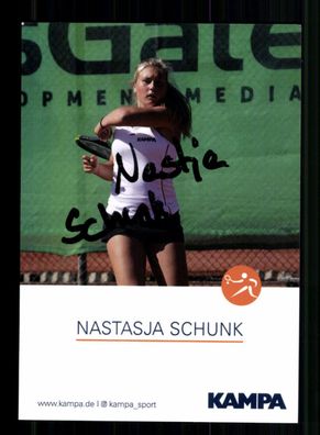 Nastasja Schunk Autogrammkarte Original Signiert Tennis + A 237374