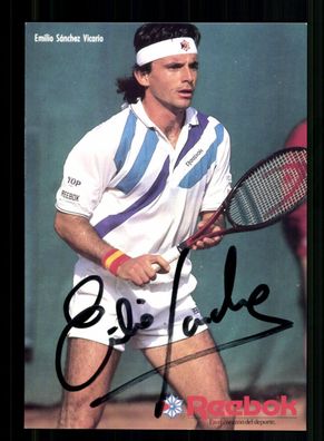 Emilio Sanchez Vicario Autogrammkarte Original Signiert Tennis + A 237545