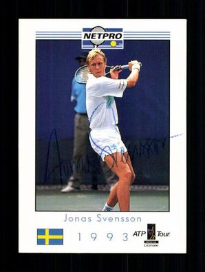 Jonas Svensson Autogrammkarte Original Signiert Tennis + A 237567