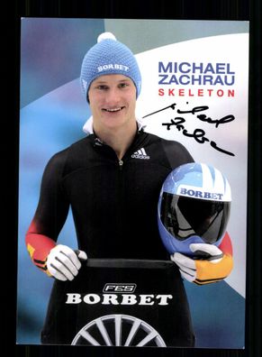 Michael Zachrau Skeleton Autogrammkarte Original Signiert + A 238704