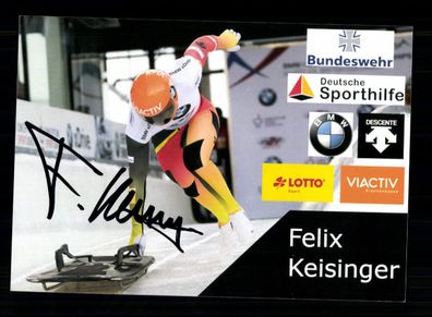 Felix Keisinger Skeleton Autogrammkarte Original Signiert + A 238708