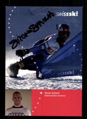 Simon Schoch Autogrammkarte Snowboard Original Signiert + A 238522