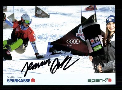 Jemima Juritz Autogrammkarte Snowboard Original Signiert + A 238550