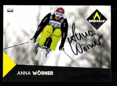 Anna Wörner Autogrammkarte Snowboard Original Signiert + A 238641