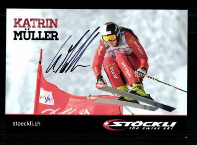 Katrin Müller Autogrammkarte Snowboard Original Signiert + A 238644