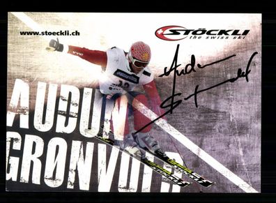 Audun Gronvold Autogrammkarte Snowboard Original Signiert + A 238650