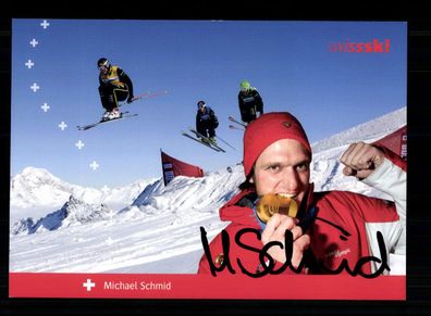 Michael Schmid Autogrammkarte Snowboard Original Signiert + A 238652