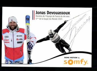 Jonas Devouassoux Autogrammkarte Snowboard Original Signiert + A 238654