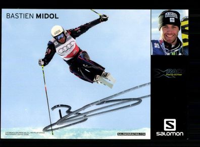 Bastien Midol Autogrammkarte Snowboard Original Signiert + A 238657