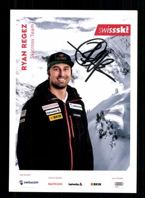 Ryan Regez Autogrammkarte Snowboard Original Signiert + A 238674