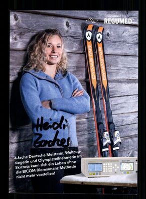 Heidi Zacher Autogrammkarte Snowboard Original Signiert + A 238676