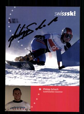 Philipp Schoch Autogrammkarte Snowboard Original Signiert + A 238521