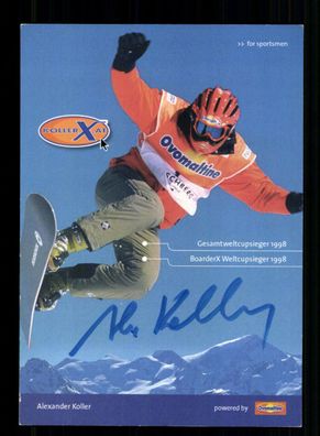 Alexander Koller Autogrammkarte Snowboard Original Signiert + A 238525