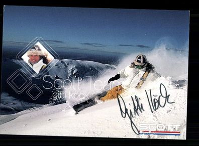 Gitti Köck Autogrammkarte Snowboard Original Signiert + A 238537