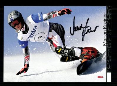 Marion Kreiner Autogrammkarte Snowboard Original Signiert + A 238543