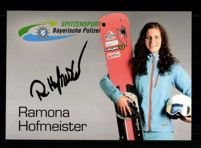 Ramona Hofmeister Autogrammkarte Snowboard Original Signiert + A 238551