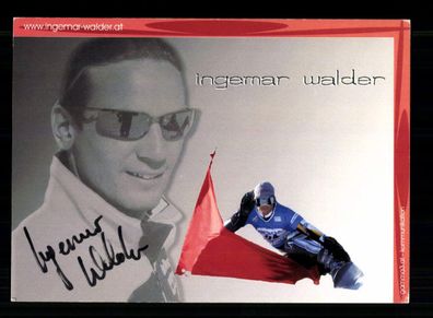 Ingemar Walder Autogrammkarte Snowboard Original Signiert + A 238561