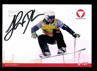 Hanno Douschan Autogrammkarte Snowboard Original Signiert + A 238570