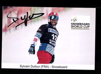 Sylvain Dufour Autogrammkarte Snowboard Original Signiert + A 238576