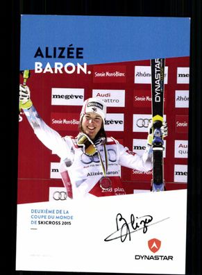 Alizee Baron Autogrammkarte Snowboard Original Signiert + A 238668