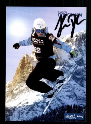 Hanno Douschan Autogrammkarte Snowboard Original Signiert + A 238527