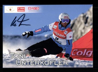 Toni Unterkofler Autogrammkarte Snowboard Original Signiert + A 238564