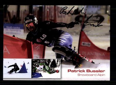 Patrick Bussler Autogrammkarte Snowboard Original Signiert + A 238573