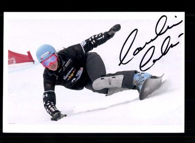 Caroline Calve Foto Snowboard Original Signiert + A 238614