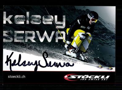 Kelsey Serwa Autogrammkarte Snowboard Original Signiert + A 238643