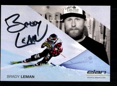 Brady Leman Autogrammkarte Snowboard Original Signiert + A 238649