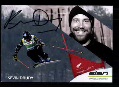 Kevin Drury Autogrammkarte Snowboard Original Signiert + A 238658