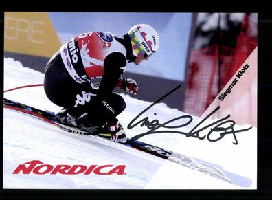 Siegmar Klotz Autogrammkarte Snowboard Original Signiert + A 238661